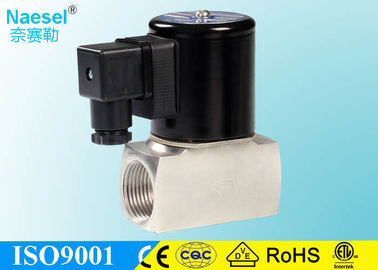 1 Inch Compact Pilot Operated Solenoid Valve Normal Closed For Steam Hot Water